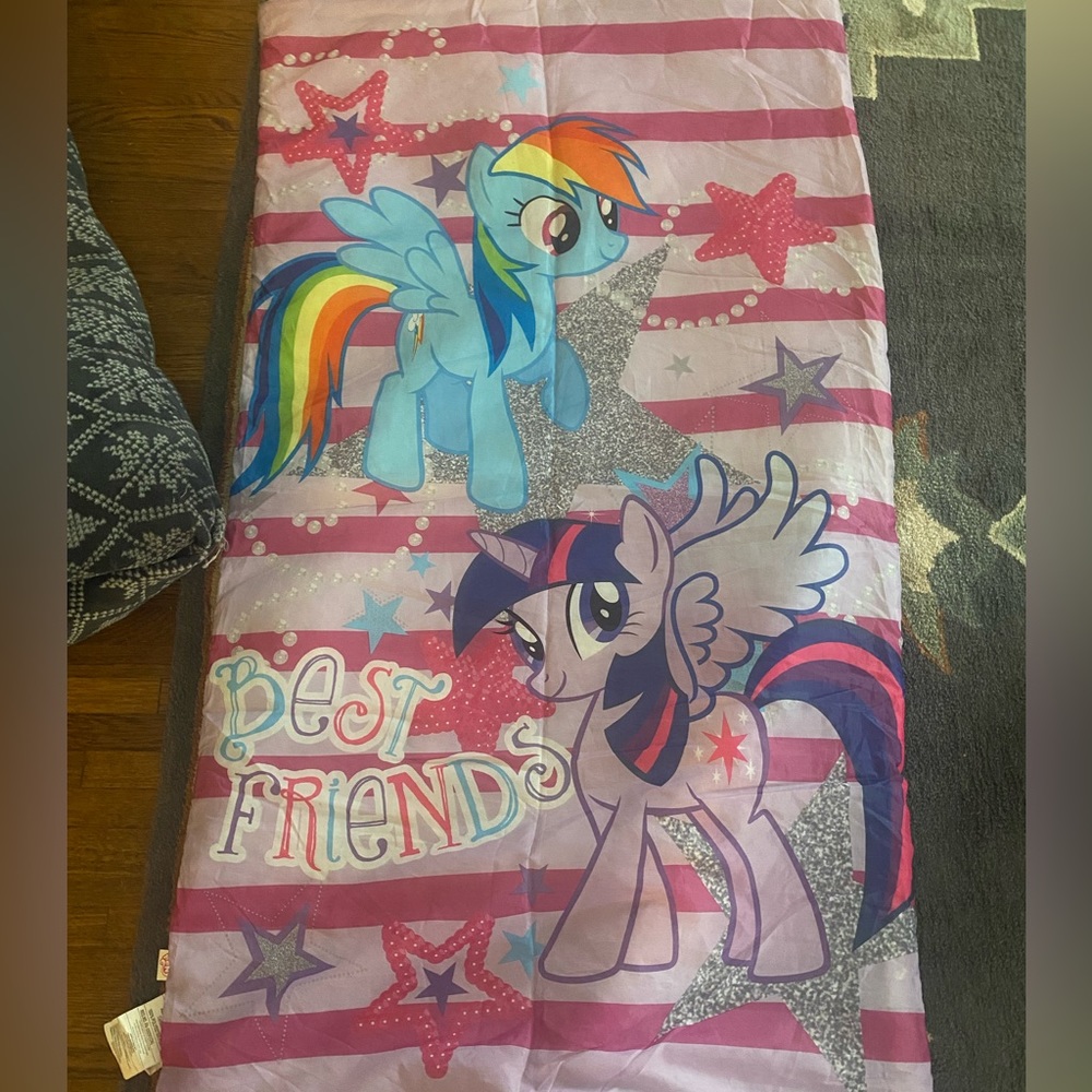 My Little Pony sleeping bag purple “best friends”